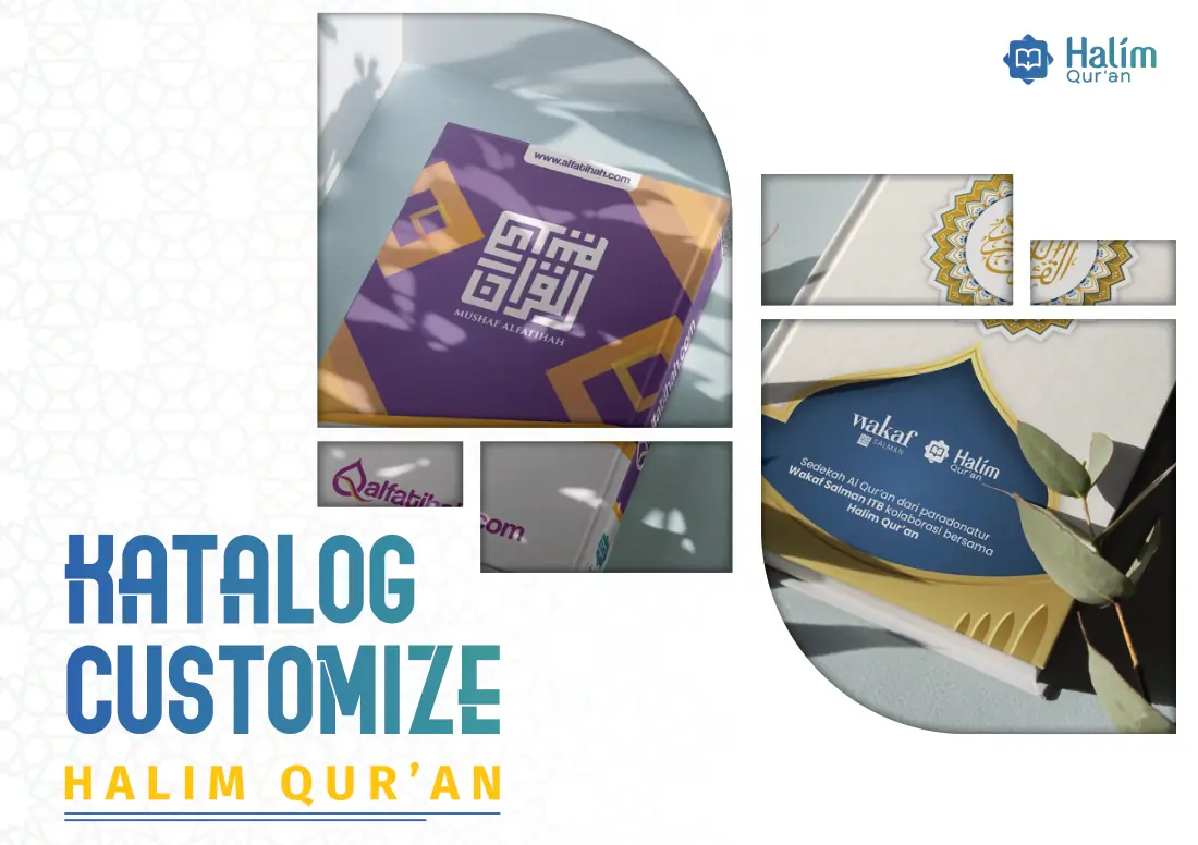 Katalog Al-Qur'an custom Halim Qur'an