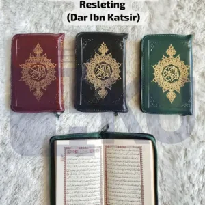 Al-Qur'an 8x12 Qpp 2 Warna Resleting (Dar Ibn Katsir)