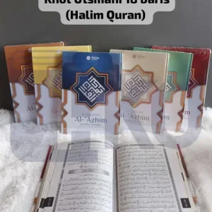 Al Azhim CD A5 HC Khot Utsmani 18 baris (Halim Quran)