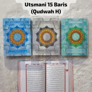 Al-Qur'an Tanggung A5 Khot Utsmani 15 Baris (Qudwah H)