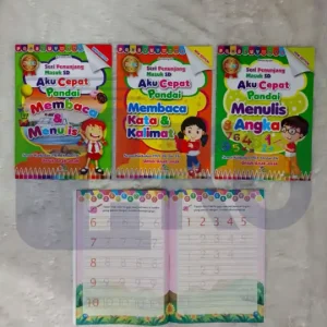 Seri Penunjang Masuk SD (Cahaya Agc) - Aku Cepat Pandai Membaca & Menulis - Aku Cepat Pandai Membaca Kata & Kalimat - Aku Cepat Pandai Menulis Angka