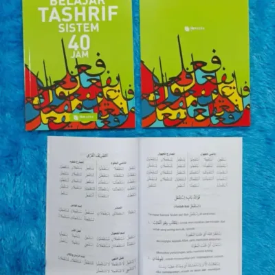 BELAJAR TASHRIF SISTEM 40 JAM (DAR IBNU AZKA) - Kitab Kuning / Pesantren | Halim Kitab Utama