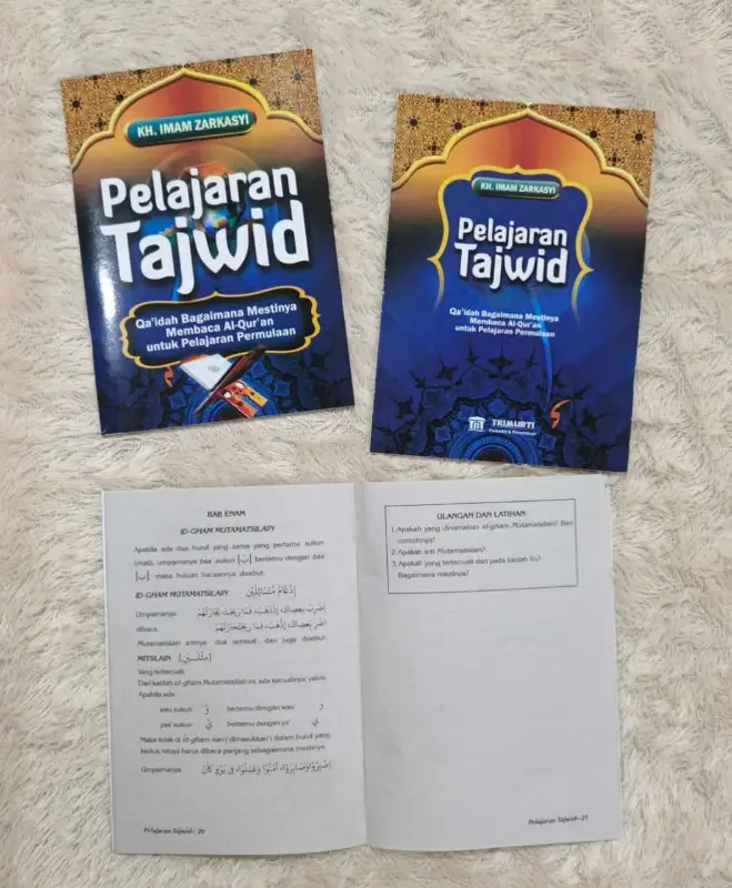 PELAJARAN TAJWID ZARKASYI - Kitab Kuning / Pesantren | Halim Kitab Utama
