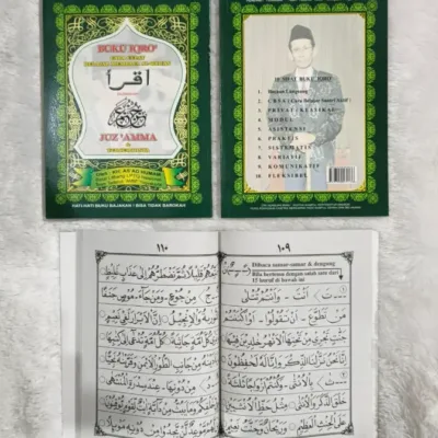 Iqro Juz Amma Besar Kertas Buram - Buku Pelajaran Sekolah | Halim Kitab Utama