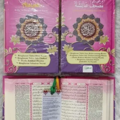 ALQ TERJ WANITA AISYAH A6 NISFU HC - Terjemah | Halim Kitab Utama