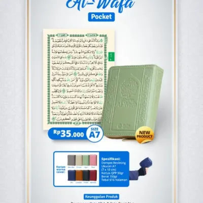 ALQ AL WAFA POCKET A7 REST - Al-Qur'an | Halim Kitab Utama
