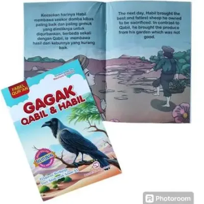 FABEL QURAN “GAGAK QABIL & HABIL” BILINGUAL WRN - Kitab Kuning / Pesantren | Halim Kitab Utama