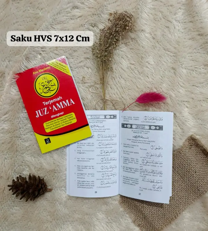 TERJEMAH JUZ AMMA SAKU HVS - Kitab Kuning / Pesantren | Halim Kitab Utama